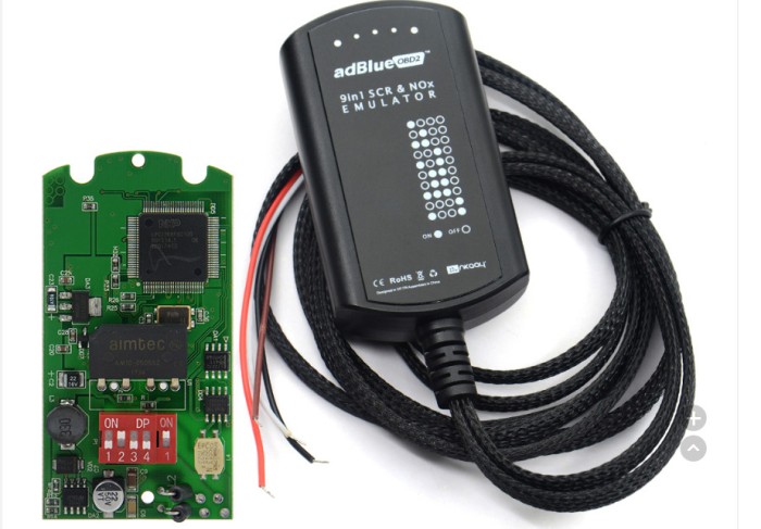 Emulator 9in1 ADblue 8 in 1/ 9 in 1 cu senzor NOx MAN Iveco DAF Volvo Renault Scania NOU