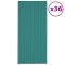 Panouri pentru acoperiș 36 buc. verde 100x45 cm oțel galvanizat