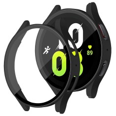 [Pachet 360??A?] Husa + folie Samsung Galaxy Watch4 40mm Techsuit Defense, negru foto