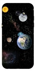 Husa Silicon Soft Upzz Print Samsung A5 2017 Model Earth foto
