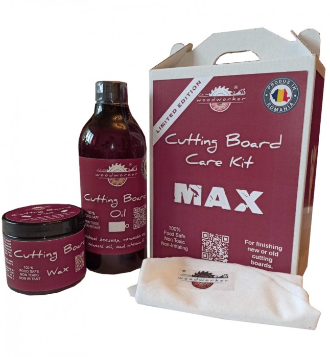 Set intretinere lemnarie, Cutting Board Care Kit - MAX, 500/200 ml