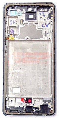 Carcasa mijloc Samsung Galaxy A72 / A725 BLACK foto