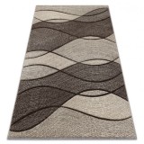 Covor Feel 5675/15011 Valuri maro si bej si crem, 80x150 cm