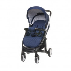 Carucior 2 in 1 pentru nou nascuti 4Baby Atomic TMC1B, Bleumarin foto