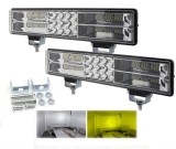 Cumpara ieftin Proiector LED Off-Road 60 LED 60W Alb + Galben , Flood + Spot Combo Profesional 12-80V pentru SUV, 4x4, Camion si Utilaje