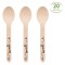 Set Linguri Lemn, Model Yum, 16 cm, 20 Bucăți