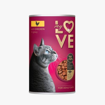 My Love, Conserva pentru pisici cu Pui in sos, 415g foto