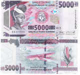 Guineea 5 000 Francs 2015 P-49a UNC