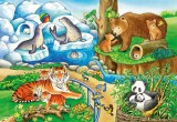 Puzzle 2x12 piese - ZOO | Ravensburger