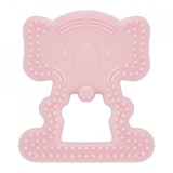 Jucarie Dentitie BabyJem Elefant Roz 3 Luni+ Fara BPA Gingiile Calmeaza Dintisorii