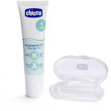 Chicco Oral Care Set set pentru &icirc;ngrijirea dentară pentru bebeluși 4 m+ 1 buc