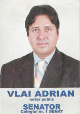 Romania, Vlai Adrian, calendar electoral de buzunar, 2009 foto