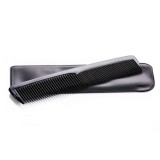 Pieptene de buzunar pentru barba si mustata, custodie neagra