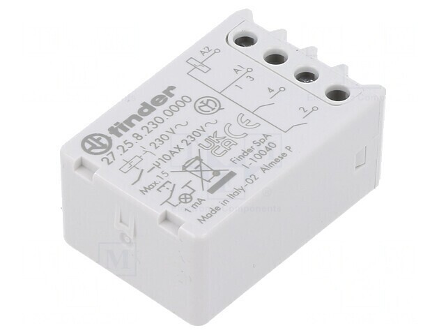 Releu Bistabil pentru Instalații NO 10A IP20