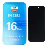 Display LCD Touchscreen cu Rama Apple iPhone 16 Pro Negru COF INCELL
