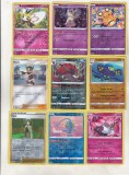 bnk crc Pokemon Franta - lot 50 diferite holo si holo reverse