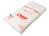 Punga plastic transparentă HDPE 350x180mm 6um PLAST cod 02-01-183501
