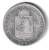 UNGARIA 1 FORINT 1881 ARGINT STARE FOARTE BUNA, Europa