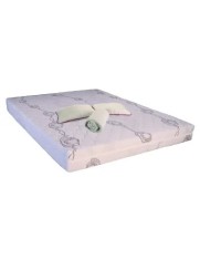 Set Saltea ortopedica Saturn Memory Plus Comfort 160x200x20cm cu spuma poliuretanica HR, memory foam 4 cm, husa hipoalergenica, fermitate mediu-tare,