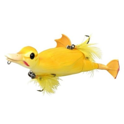 NALUCA TOPWATER SAVAGE GEAR 3D SUICIDE DUCK, YELLOW, 15CM, 70G foto