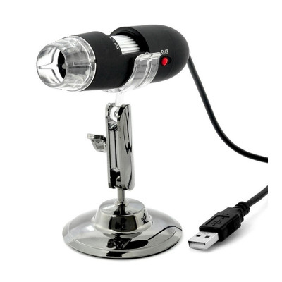 Microscop digital, USB, 8 x LED, 200x foto
