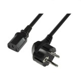CABLU alimentare LOGILINK 3m, intrare Schuko, iesire C13, 10A, testat VDE, black, &quot;CP095&quot; (timbru verde 0.8 lei)
