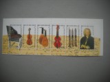 HOPCT MNH 550 BELGIA MUZICA /MUZEUL MUZICII 2000 -BLOC 6 VAL