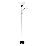 Lampadar Rory 2x E27 Alb Negru ModernLight Concept