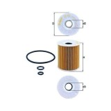 Filtru ulei Seat Ibiza IV, Ibiza IV Sc, Ibiza IV St; Skoda Fabia II, Roomster; VW Polo, Polo V Motor 1.2 TDI, 1.2 TDi BlueMotion, diam. 65 mm, 76