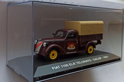 Macheta Fiat 1100 ELR Telonato &amp;quot;Galup&amp;quot; 1951 - IXO/Altaya 1/43 foto