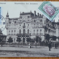 Suvenir postal ; Ocupatia Bucurestilor de Puterile Centrale , Supratipare ,1917