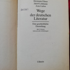 Wege der deutschen Literatur 1986 în limba germana