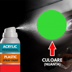 Spray Profesional RAL6018 pentru vopsire elemente din plastic sau metal