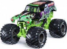 MONSTER JAM MACHETA METALICA SCARA 1 LA 24 GRAVE DIGGER foto