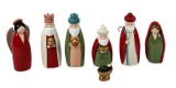Set 6 figurine Nasterea Domnului polirasina multicolora 46,5x21,5x9h