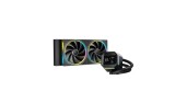 CPU COOLER DEEPCOOL LM240 RGB BLACK