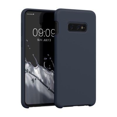 Husa Kwmobile pentru Samsung Galaxy S10e, Silicon, Albastru, 47944.186 foto