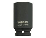 YATO Cheie tubulara hexagonala 34 mm de impact, prindere patrat 3/4&amp;quot;, lungime 90 mm