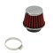 Filtru aer sport, d.38mm conic L-65mm Cod Produs: MX_NEW FPSWP38TTP002