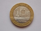 10 FRANCS 1989 FRANTA