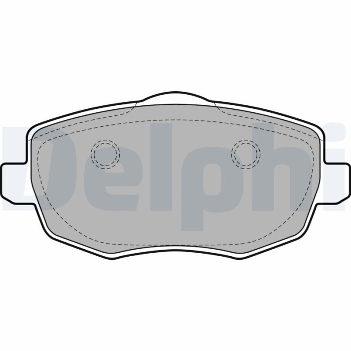 DELPHI LP1934 set placute frana,frana disc