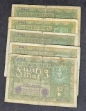 Lot Bancnote 50 Mark Germania 1919