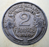 1.149 FRANTA 2 FRANCS FRANCI 1946, Europa, Aluminiu