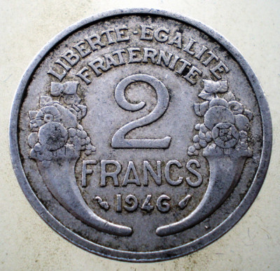 1.149 FRANTA 2 FRANCS FRANCI 1946 foto