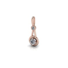 Pandativ din aur roze de 14K