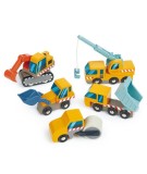 Set vehicule de salvare, din lemn premium - Emergency Vehicles - 5 piese - Tender Leaf Toys