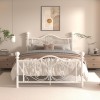 Pat Timeless Metalic 160x200 cm Nuanta Alb Somiera Inclusa MB22