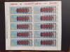 1970 - Expo&#039;70 Osaka - bloc de 10 timbre - val.de 1 leu - LP720a, Nestampilat