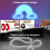 Cumpara ieftin Banda LED neon RGB Cozylady 12M (2 role x 6M) cu banda adeziva puternica si telecomanda, flexibila &ndash; Multicolor