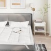 Gossi protectie de saltea, alb, 100x220 cm